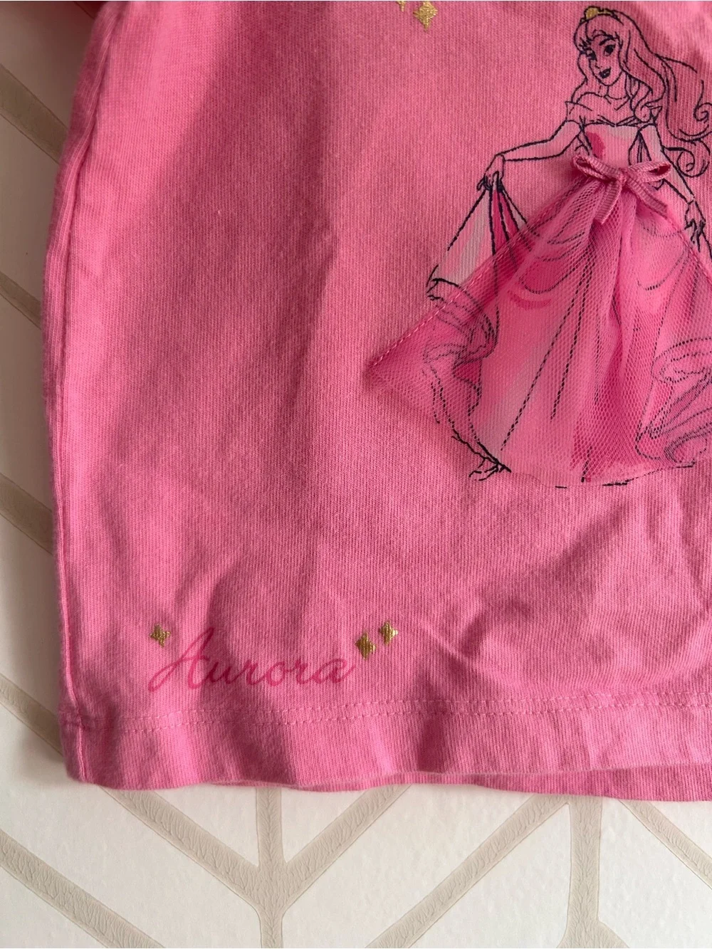 *Janie and Jack* Pink Aurora Puff-Sleeve Tee